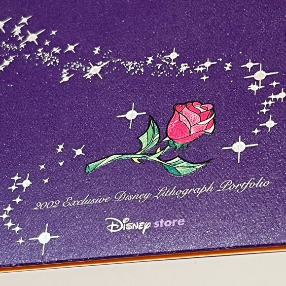 Beauty and the Beast Set of 4 Lithographs Disney Store 2002 - Picture 15 of 16